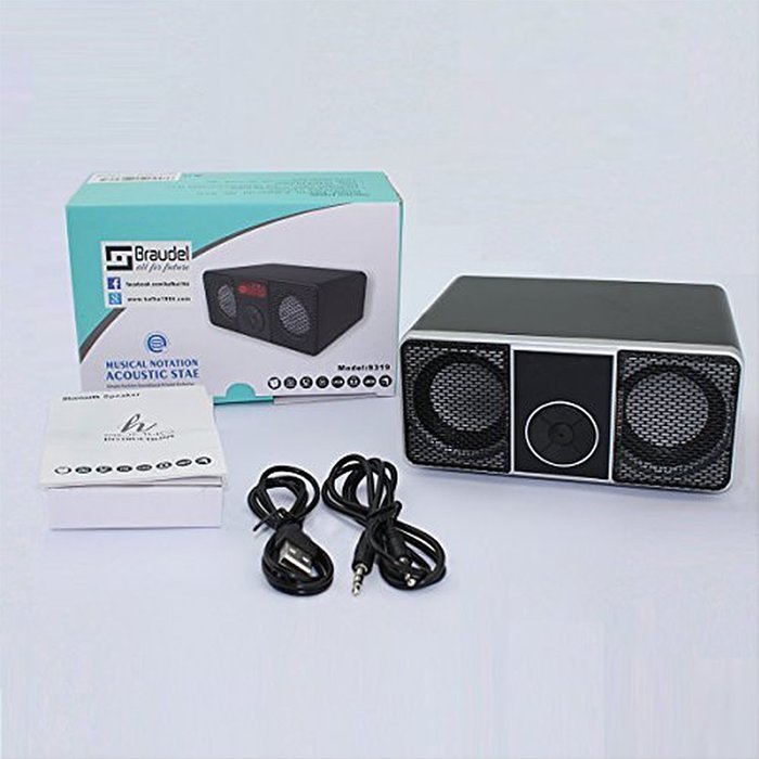 Bluetooth Speakers, Braudel 3 in 1 Portable Wireless Bluetooth Speaker Mini HI-FI Outdoor Indoor Stereo with Built... N19