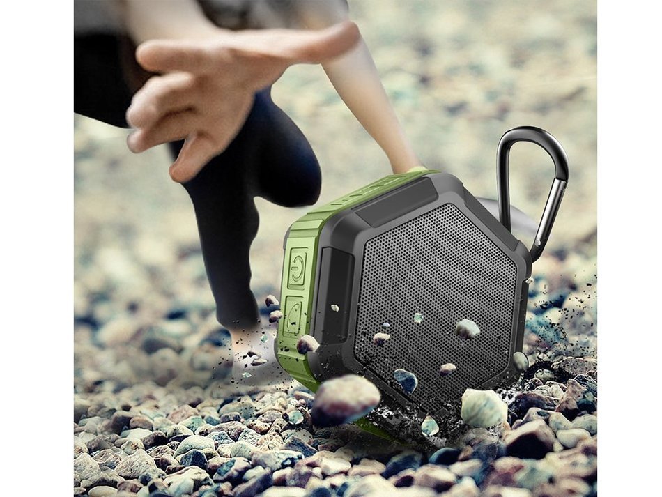 Enegg Bluetooth Loudspeakers Portable Waterproof Outdoor MP3 Speakers with Microphone & Hands free Calling for...