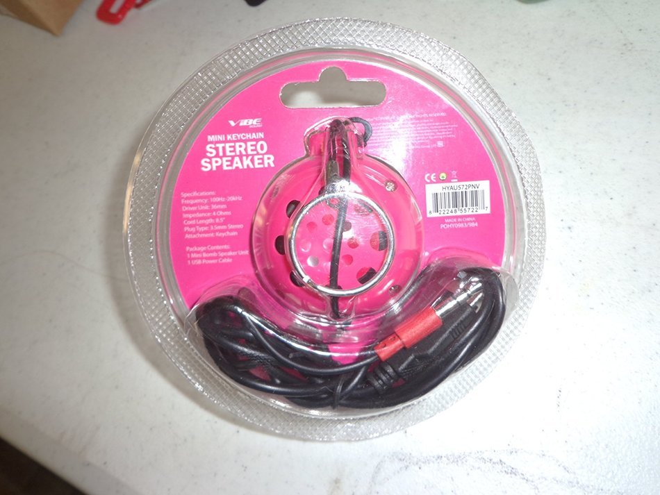 Vibe Mini Keychain Stereo Speaker N3