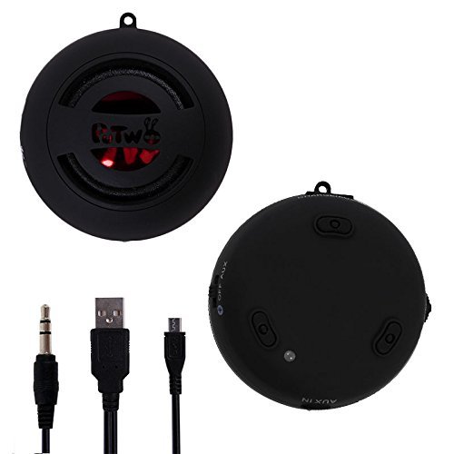 PuTwo XB22 Lightweight Mini Capsule Portable Speaker - Wireless Stereo Music Streaming - Black N2