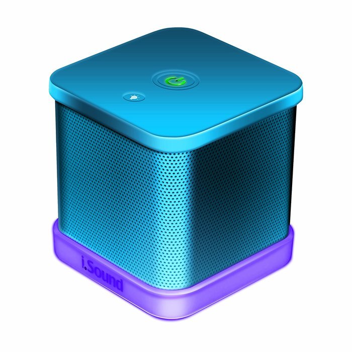 iSound iGlowSound Cube Wired Speaker (blue) N4