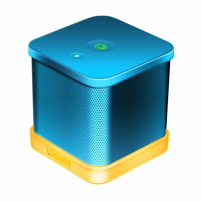 iSound iGlowSound Cube Wired Speaker (blue) N5