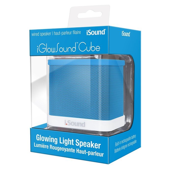 iSound iGlowSound Cube Wired Speaker (blue) N6