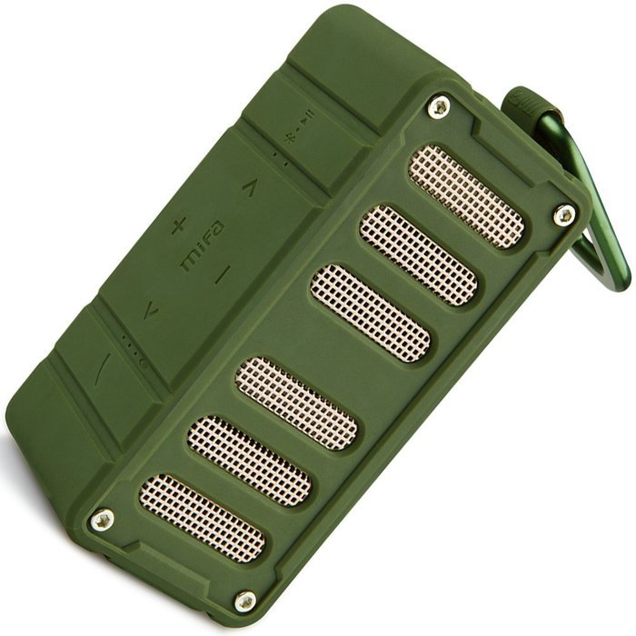 MIFA F6 Outdoor Bluetooth Wireless Rugged Speaker,TPU Shock Resistance Bluetooth4.0,Mic SD card,Rechargeable Battery... N8