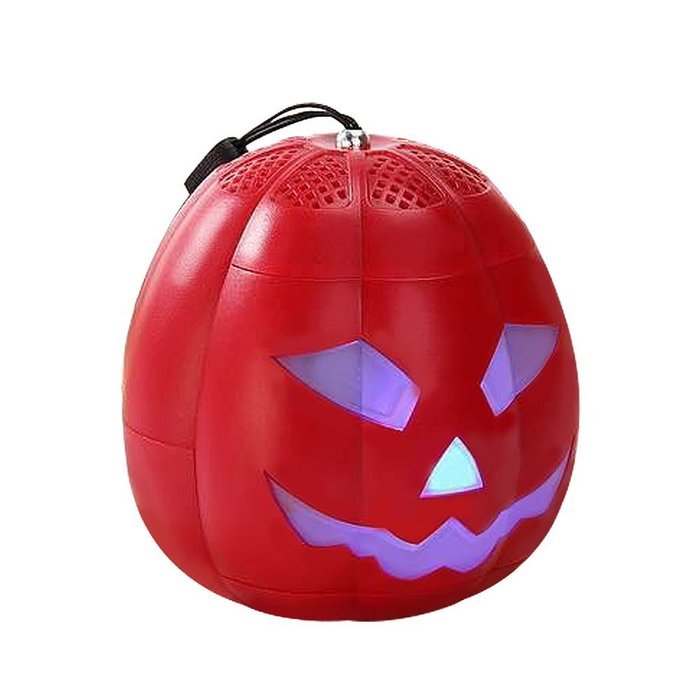 Halloween Bluetooth Speakers Jxz-H Cool LED Pumpkin Speakers Mini Portable Lightweight Wireless Speaker with Ghosts... N7
