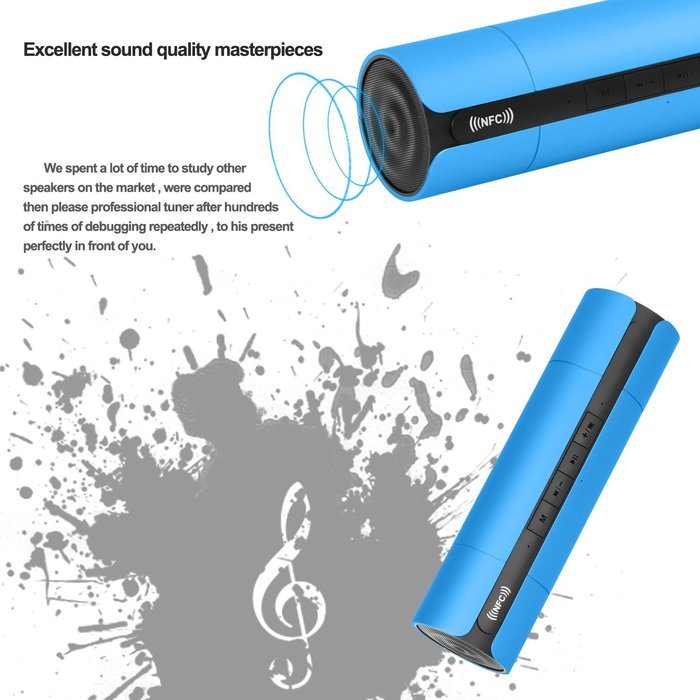 Wireless Bluetooth Speaker, Costech 3D stereo sound microphone tumbler shape portable speakers for Iphone,Ipad... N16