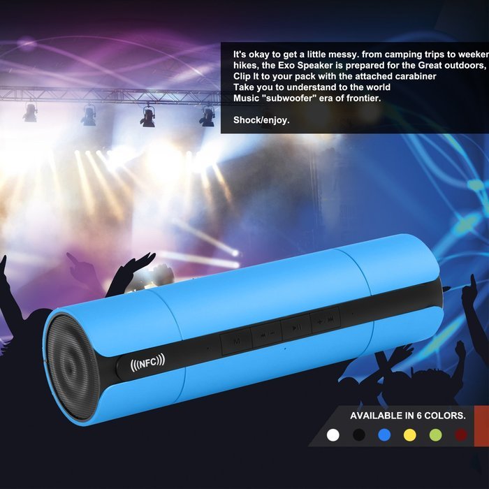 Wireless Bluetooth Speaker, Costech 3D stereo sound microphone tumbler shape portable speakers for Iphone,Ipad... N18