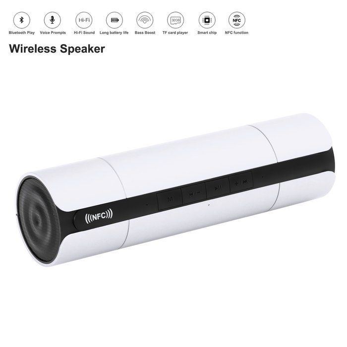Wireless Bluetooth Speaker, Costech 3D stereo sound microphone tumbler shape portable speakers for Iphone,Ipad... N34