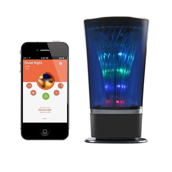Dragon 3W Bluetooth Speaker Portable Wireless Speakers Pulse Flash Disco Party LED Color Changing Light Show Bluetooth... N5