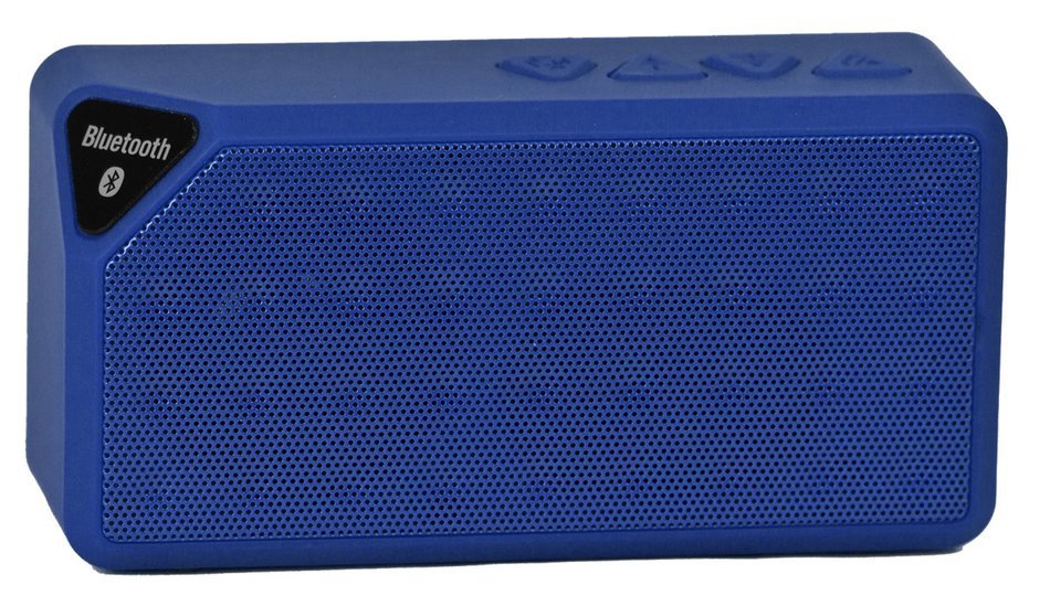 SoundLogic XT Wireless Bluetooth & NFC Portable Brick Speaker, Blue