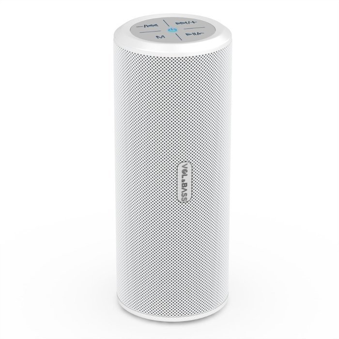 Volume and Bass Hi-Fi Wireless Bluetooth Speaker for Bluetooth Enabled Devices - White N9