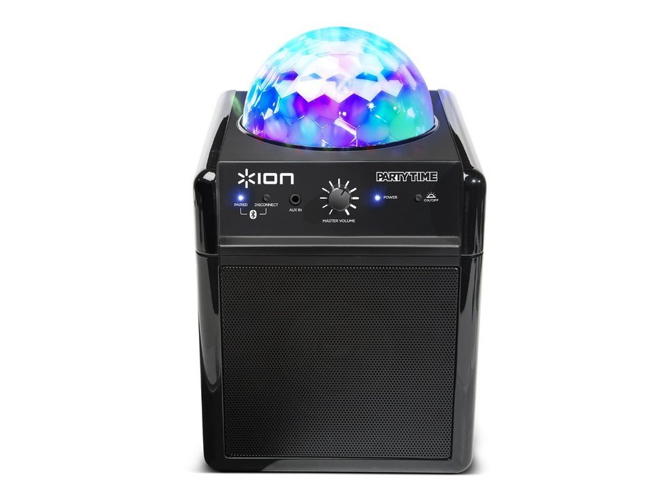 ION Audio Party Time | Portable Bluetooth Speaker System with Built-in Beat-Sync Light Show (8W) N2