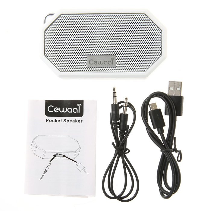 Cewaal Waterproof Bluetooth Speaker, Outdoor/Shower CRS 4.0 Stereo Portable Sports Speaker,Light Weight,Built-in... N9