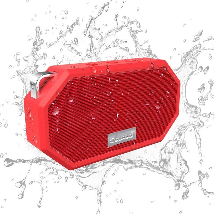 Cewaal Waterproof Bluetooth Speaker, Outdoor/Shower CRS 4.0 Stereo Portable Sports Speaker,Light Weight,Built-in... N10
