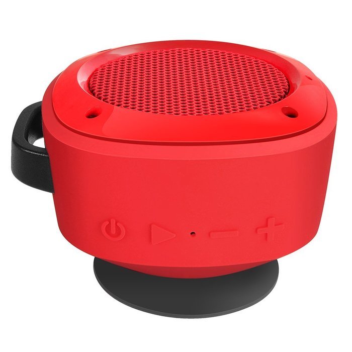 Divoom Airbeat-10 Water Resistant Bluetooth 3.0 Portable Speaker, with Suction Cup for Showers, Bike Mount speaker... N6