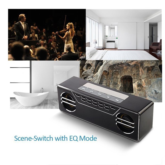 Maono Rechargeable Bluetooth 3.0 Speaker,Wireless Speaker with Enhanced Bass, Dual Drive Stereo Sound, Built-in... N10