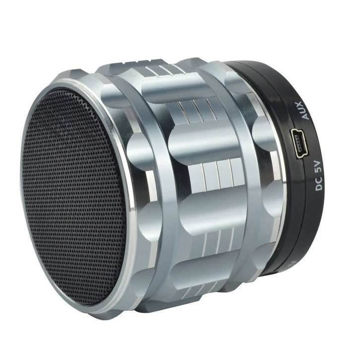 SQdeal Portable Super Bass Mini Bluetooth Speaker, aluminum material, with Microphone/TF Card Play/Handfree for...