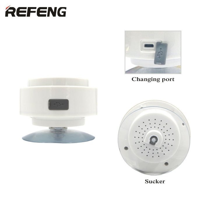 ReFeng 2016 NEWEST Sounds Waterproof & Portable Bluetooth Shower Speaker Pairs Easily With All Your Bluetooth... N7