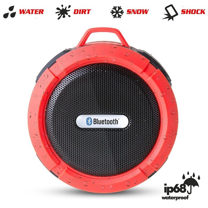 Waterproof Bluetooth Shower Speaker-The Original Wireless Portable Outdoor Rated Best & Loudest by Bolden Design... N6