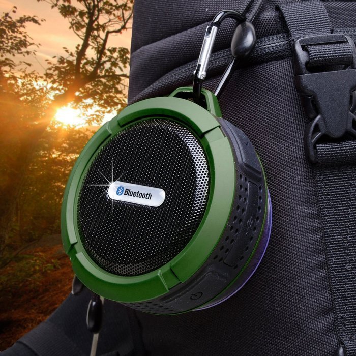 Waterproof Bluetooth Shower Speaker-The Original Wireless Portable Outdoor Rated Best & Loudest by Bolden Design... N10