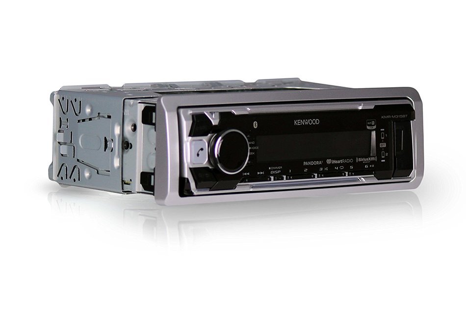 Kenwood KMRM315BT Waterproof Bluetooth Marine Boat Yacht Digital USB AUX Radio Stereo Player With 4 X 500 Watts... N3