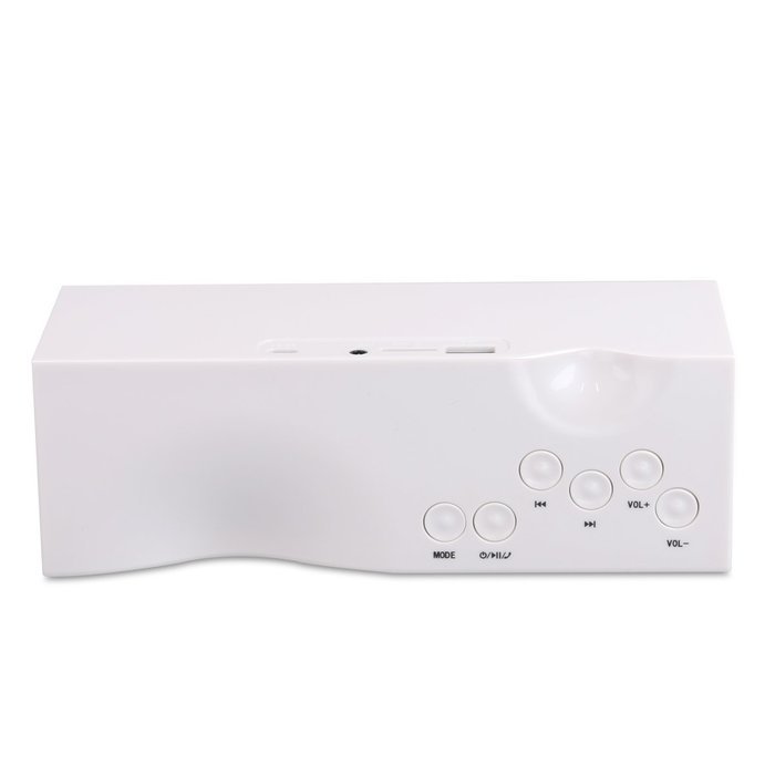 Welllon 2X5W Dual-Driver Portable Bluetooth Speaker with Built-in Mic - Black N7