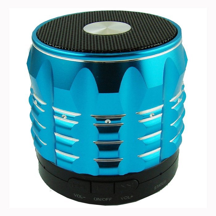 Shrox BTS-SHBE Mini Portable Shrox Bluetooth Speaker, Powerful, Loud and Clear Sounds with Bass (Blue)