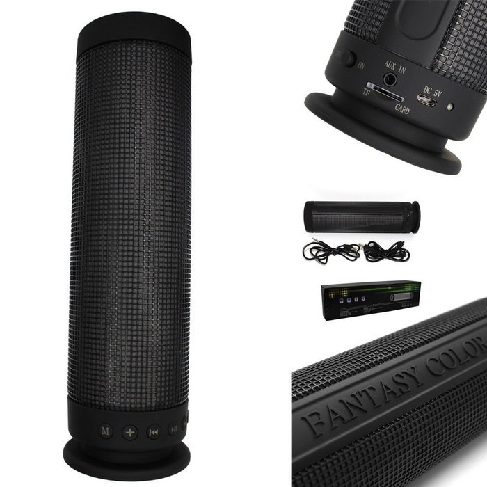 BizoeRade 10W Hi-Fi Portable Wireless Bluetooth 4.0 Speaker 5 LED Light Visual Display Mode Powerful Sound with... N5