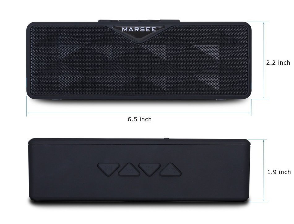 MARSEE X5 Bluetooth Speaker,1020mAh Portable Wireless Speaker(Music Streaming & Hands-Free Calling, 6W 40mm Driver... N5