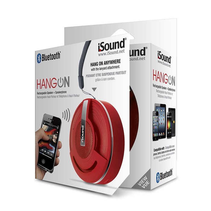 iSound Hang On Bluetooth Speaker with Microphone (blue) N7