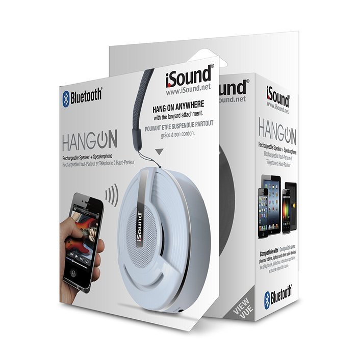 iSound Hang On Bluetooth Speaker with Microphone (blue) N15