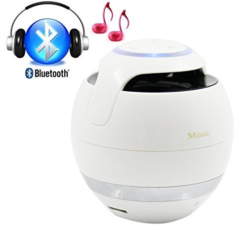 PWOW&reg; Mini Portable Bluetooth Hi-Fi Super Bass Speaker White for iPhone iPod iPad Samsung Galaxy and All Other... N2