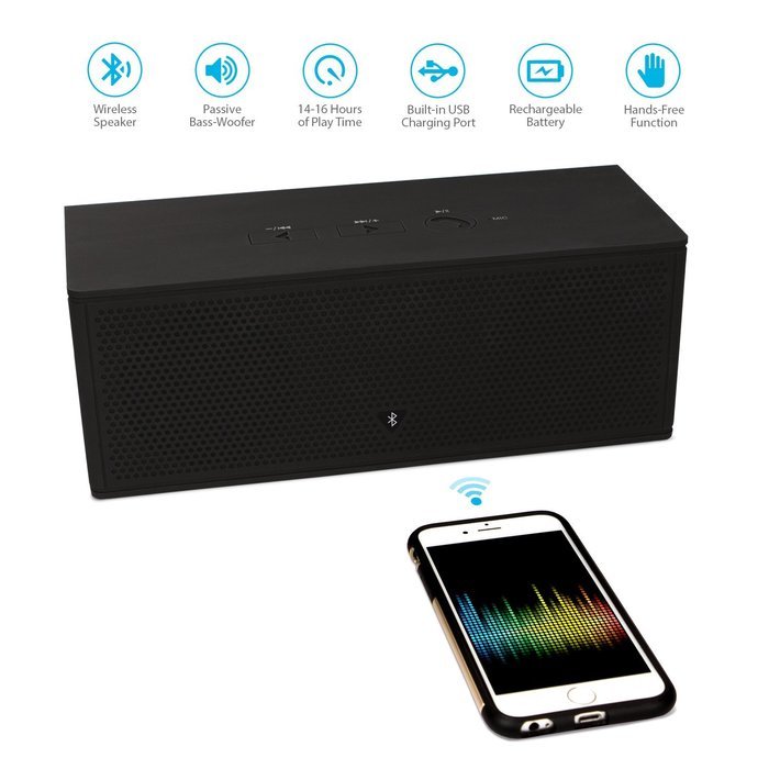 Mobility Portable Bluetooth 3.0 Speaker - Best & Loudest Stereo Wireless Rechargeable Rugged Water-Resistant Indoor... N3