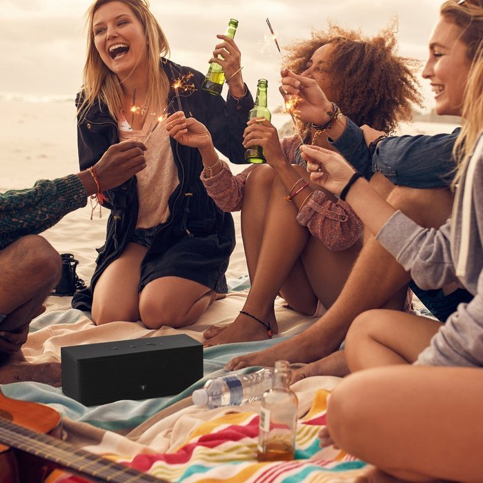Mobility Portable Bluetooth 3.0 Speaker - Best & Loudest Stereo Wireless Rechargeable Rugged Water-Resistant Indoor... N7