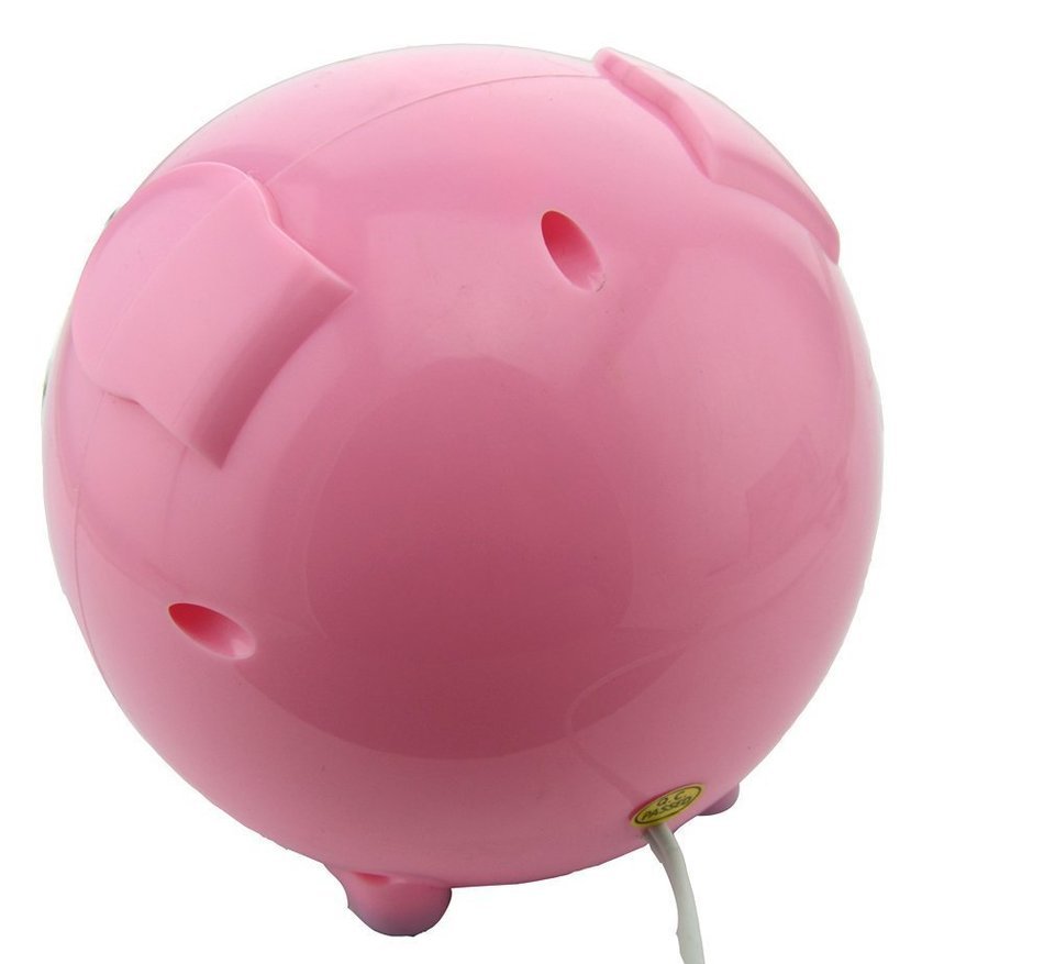 Niceshop&reg; Cute Creative Portable Pig Shape Stereo Speaker Buit-in 1.5m Cable with Subwoofer Interference Preventer... N5