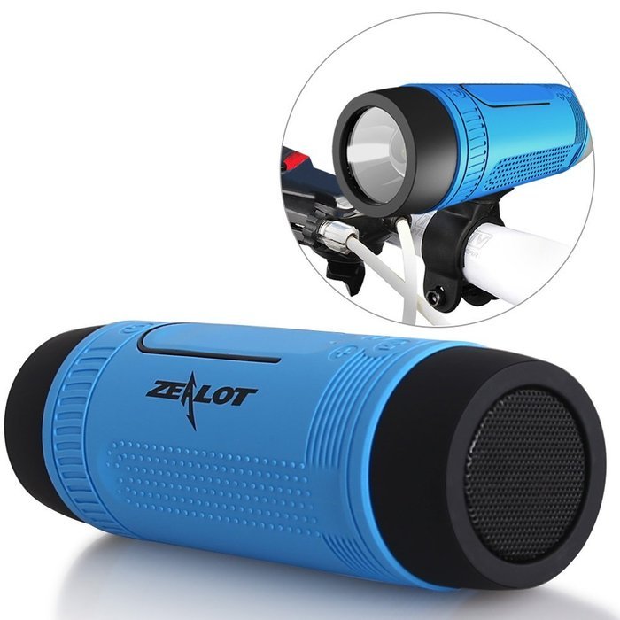 Outdoor Speakers Portable Bluetooth Bicycle Speaker Zealot S1 4000mAh Power Bank Waterproof Speakers with Full... N17