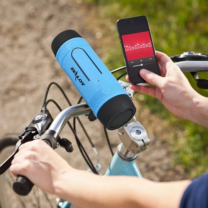 Outdoor Speakers Portable Bluetooth Bicycle Speaker Zealot S1 4000mAh Power Bank Waterproof Speakers with Full... N19