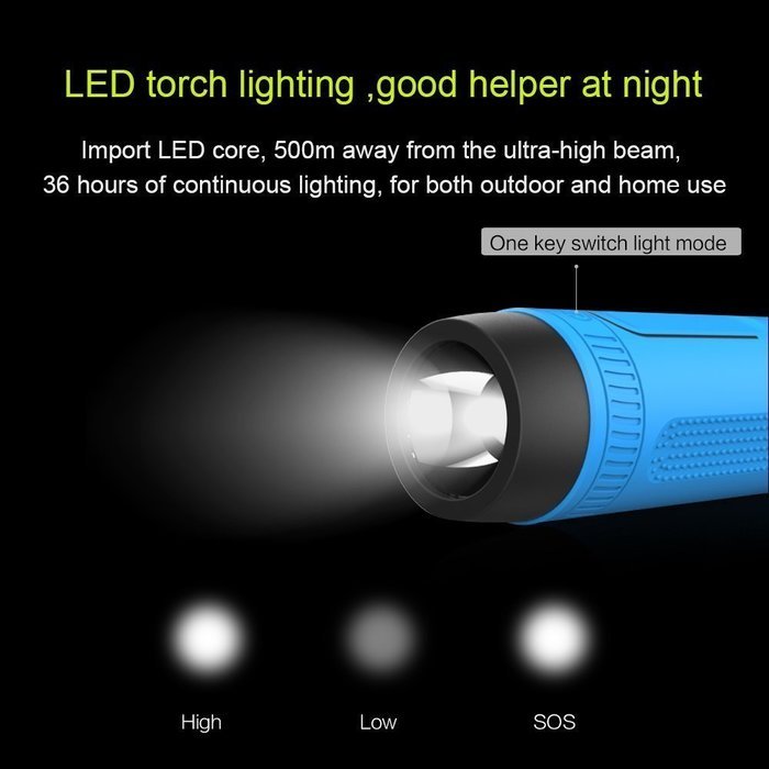Outdoor Speakers Portable Bluetooth Bicycle Speaker Zealot S1 4000mAh Power Bank Waterproof Speakers with Full... N20