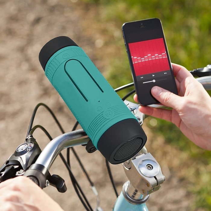 Outdoor Speakers Portable Bluetooth Bicycle Speaker Zealot S1 4000mAh Power Bank Waterproof Speakers with Full... N24