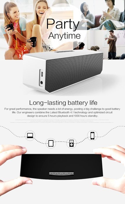 Mini Bluetooth speaker Portable Wireless Sound System 3D For Phone N5