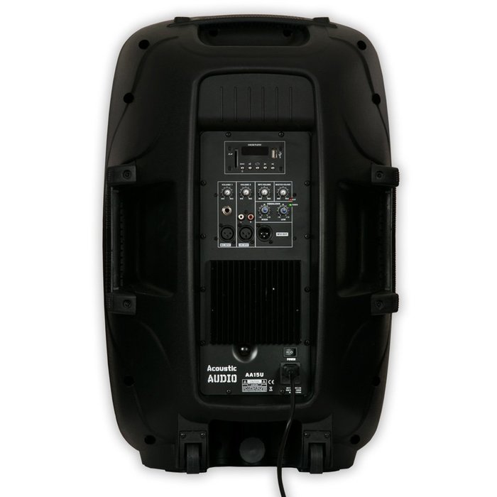 Acoustic Audio AA8UB Powered 600W 8" Bluetooth Speaker 2 Way USB MP3 Player N9