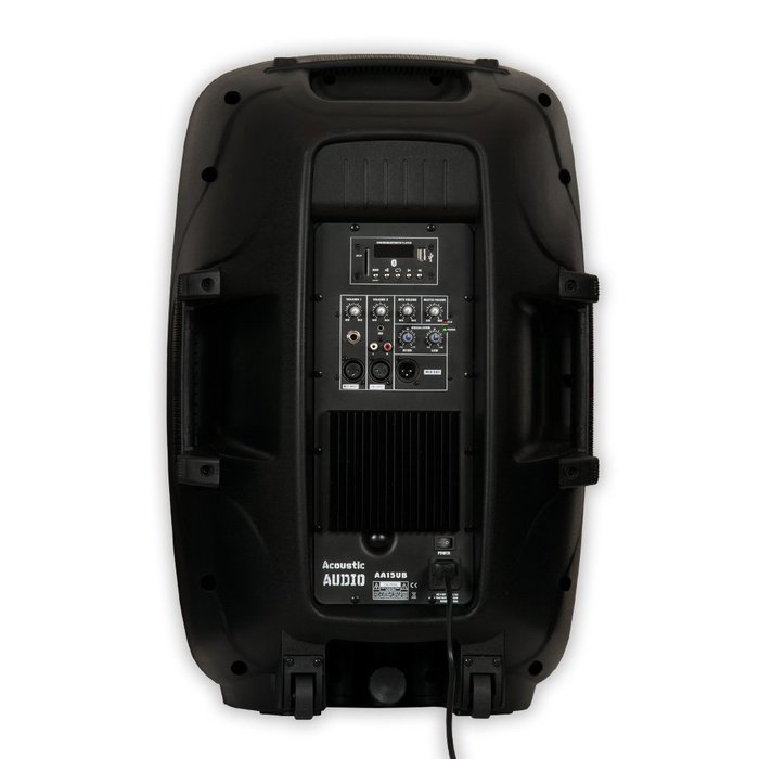 Acoustic Audio AA8UB Powered 600W 8" Bluetooth Speaker 2 Way USB MP3 Player N25