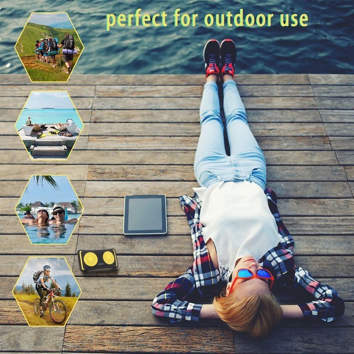 MOCREO Portable Mini Bluetooth Speaker, Wireless Bluetooth Mini Portable Pocket Mosound Lemon Speaker (Yellow+... N3