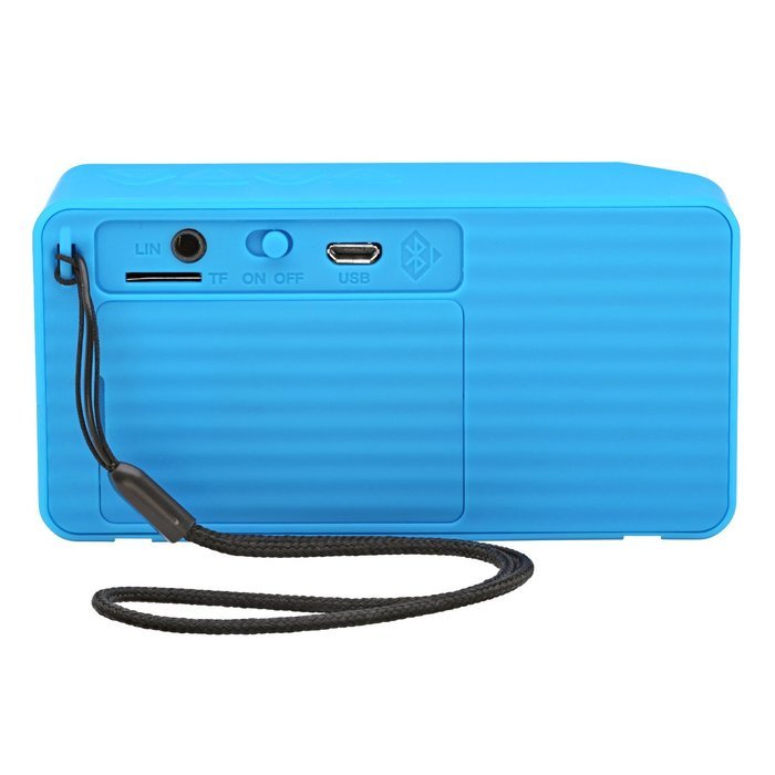 Aduro SoundBlock Portable Wireless Bluetooth Compact Speaker (Retail Packaging) Blue N3