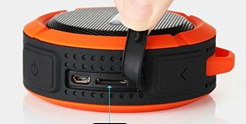 Waterproof Bluetooth Speaker For Shower, Home Or Outdoor - Blue N7