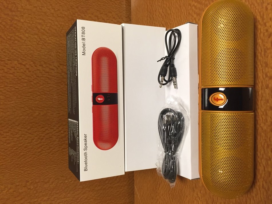 HSW&reg; BT808 Portable Bluetooth Speaker Wireless Mini MP3 Player, FM radio,phone funtion,build-in rechargeable battery N3