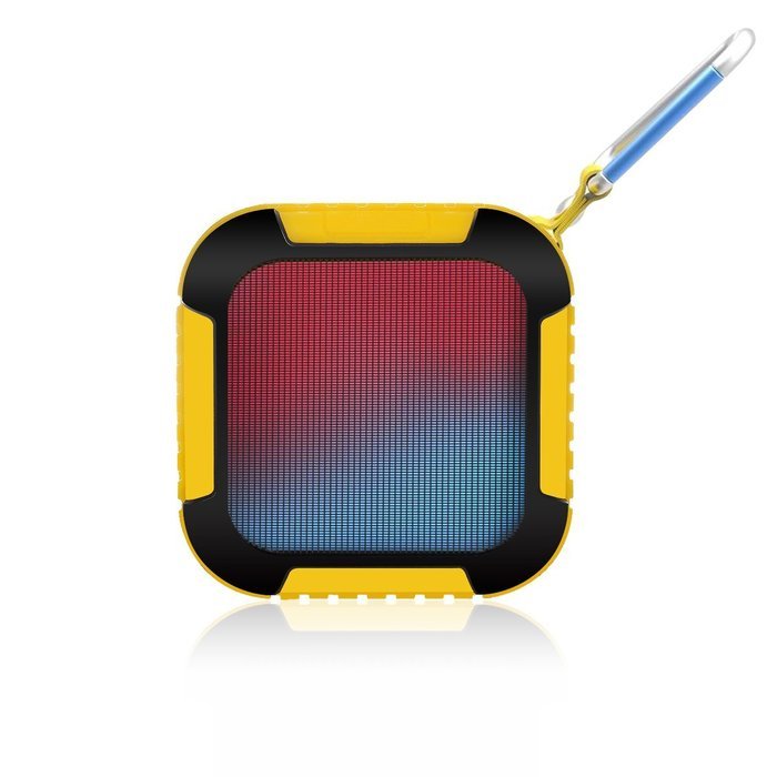 Megoodo Ultra-portable Wireless Pulse Bluetooth 4.0 Speaker with Alonso Firefly Colorful LED Lights Built-in Mic...
