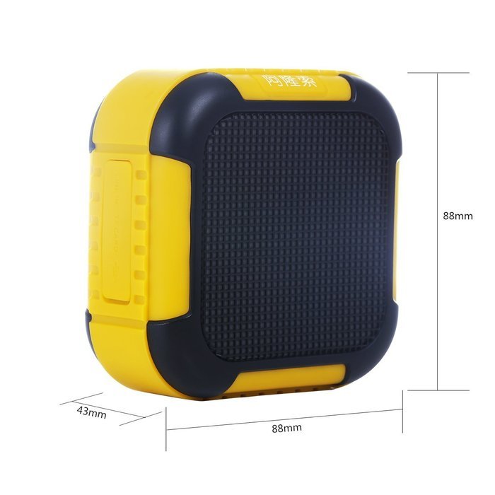 Megoodo Ultra-portable Wireless Pulse Bluetooth 4.0 Speaker with Alonso Firefly Colorful LED Lights Built-in Mic... N4