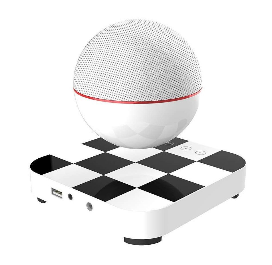 Portable Bluetooth Wireless Floating Levitating Maglev Speaker/Maglev Bluetooth speaker (White)