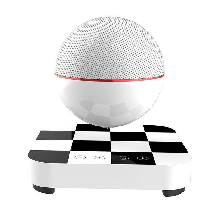 Portable Bluetooth Wireless Floating Levitating Maglev Speaker/Maglev Bluetooth speaker (White) N3